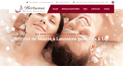 Desktop Screenshot of bertmans-beaute.ch